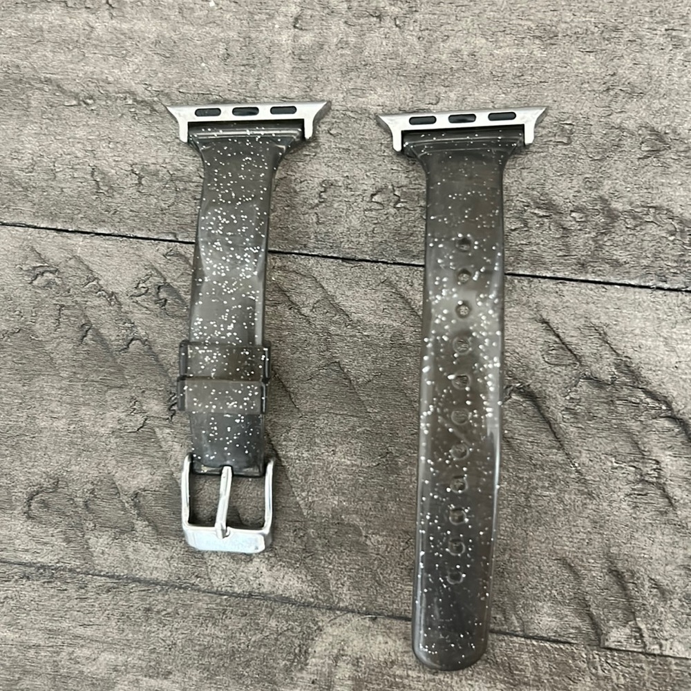 Black glitter Apple Watchband 38mm
